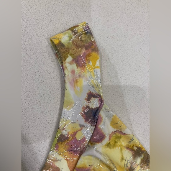 fireworks pattern vintage Artex made in Canada bolero shrug and dress set - Picture 7 of 16